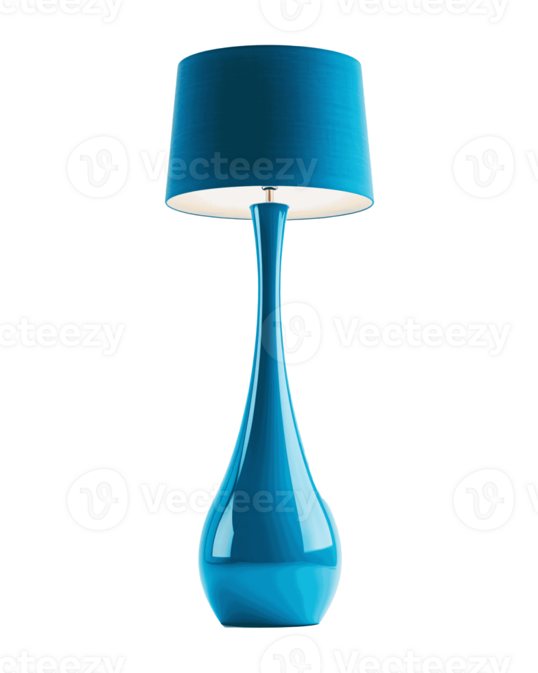 AI generated Different style and color lamp for interior design with transparent background png