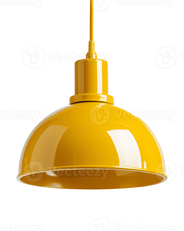 AI generated Different style and color lamp for interior design with transparent background png