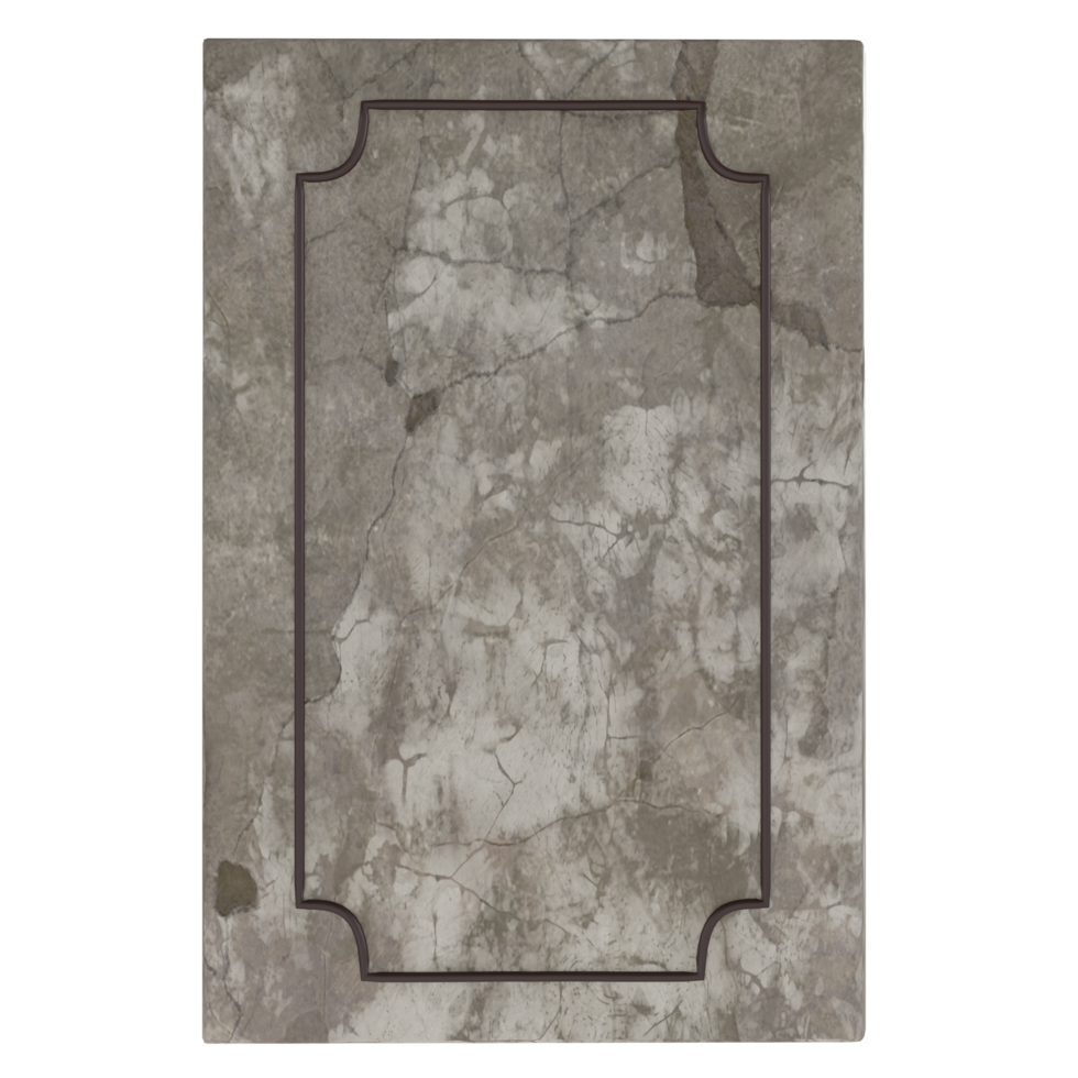a marble tile with a frame on it png