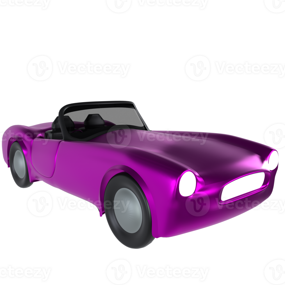 een Purper auto Aan een transparant achtergrond png