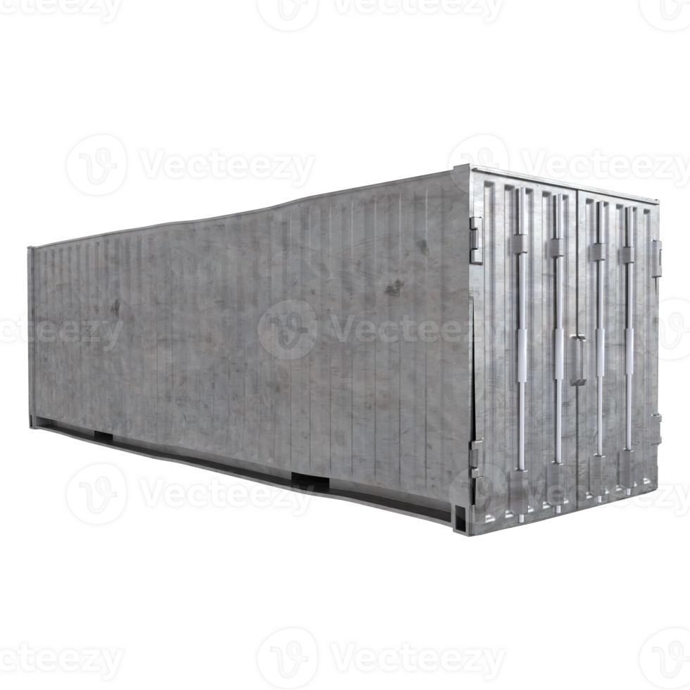 a large container on a transparent background png