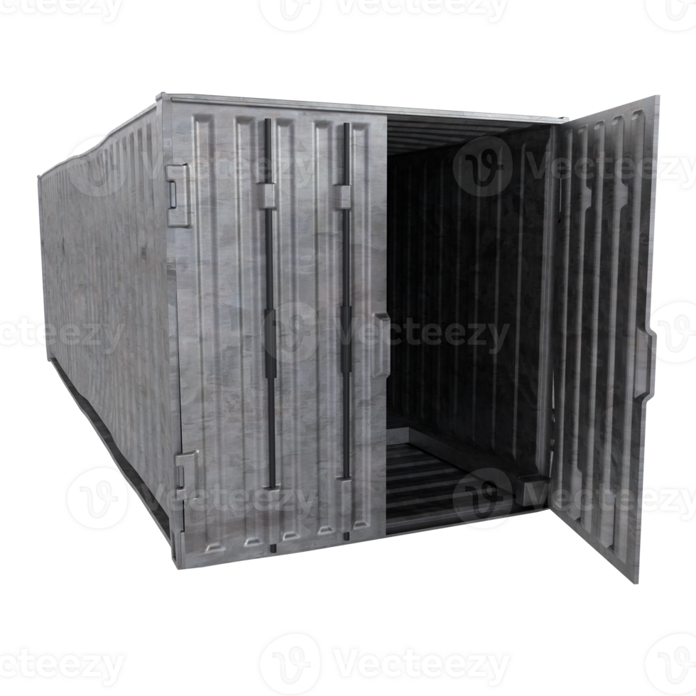 a large container on a transparent background png