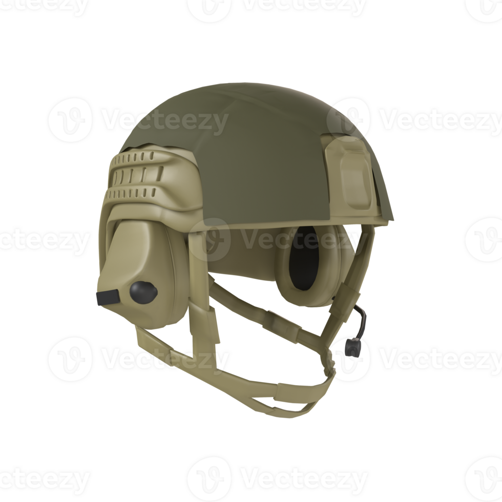 a military helmet on a transparent background png