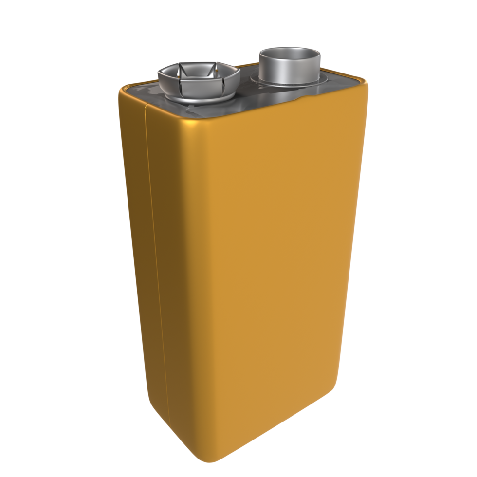 a yellow battery on a transparent background png