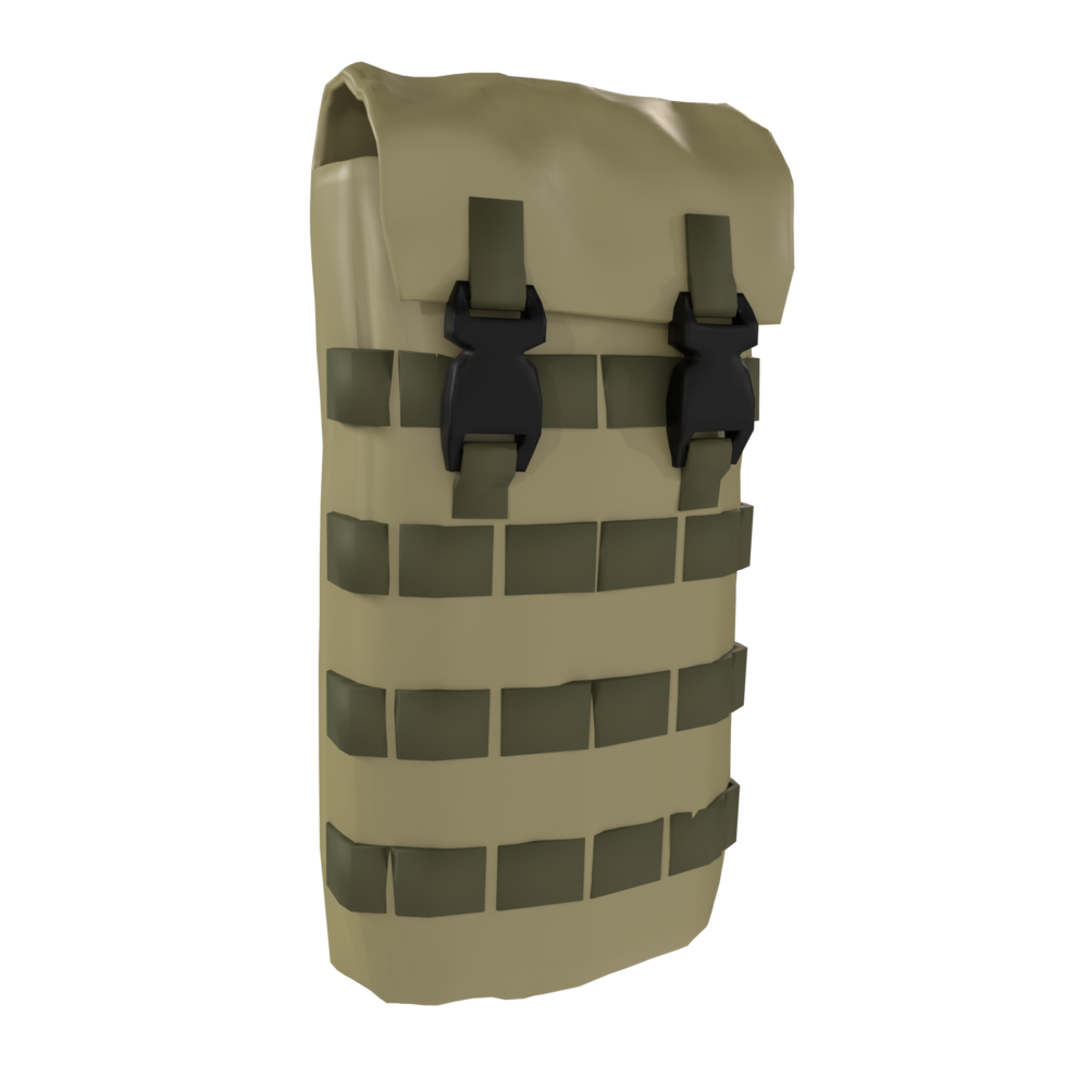 a military pouch with straps on it png