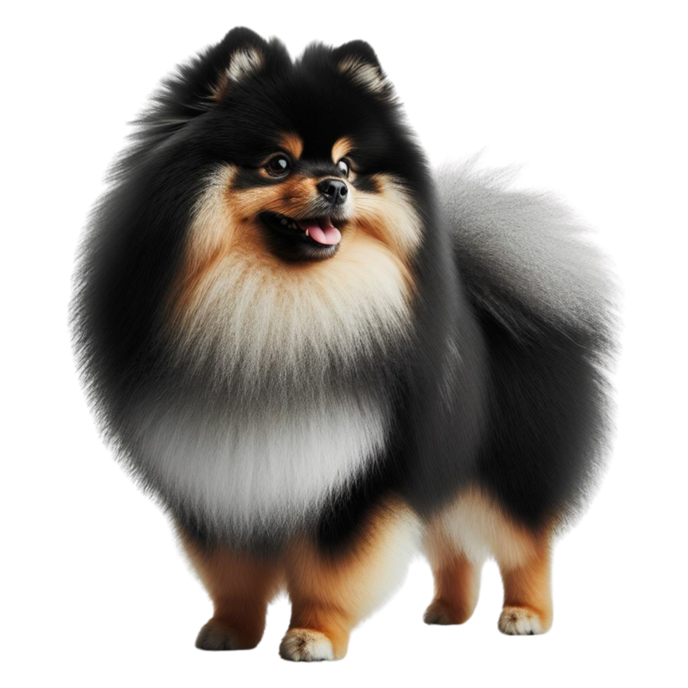 AI generated Adorable Puppy on Transparent Background png