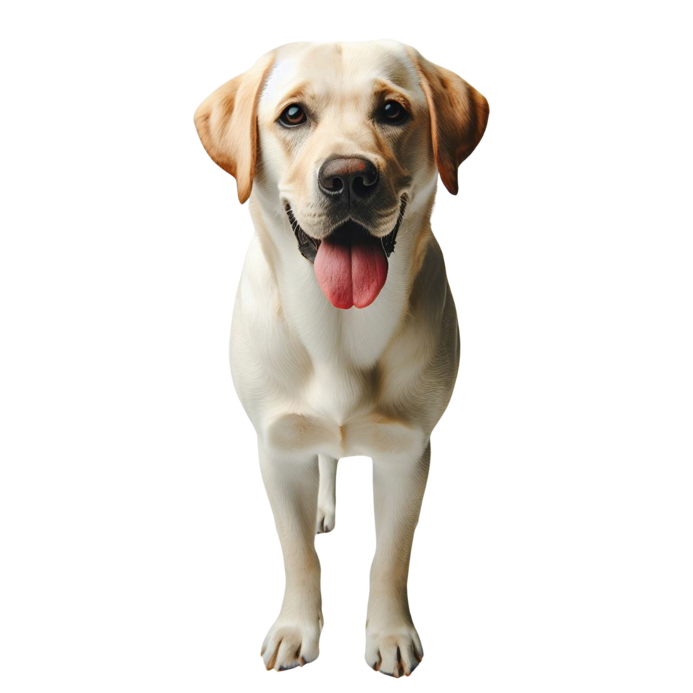 AI generated ransparent Background Labrador Illustration for Versatile Design png