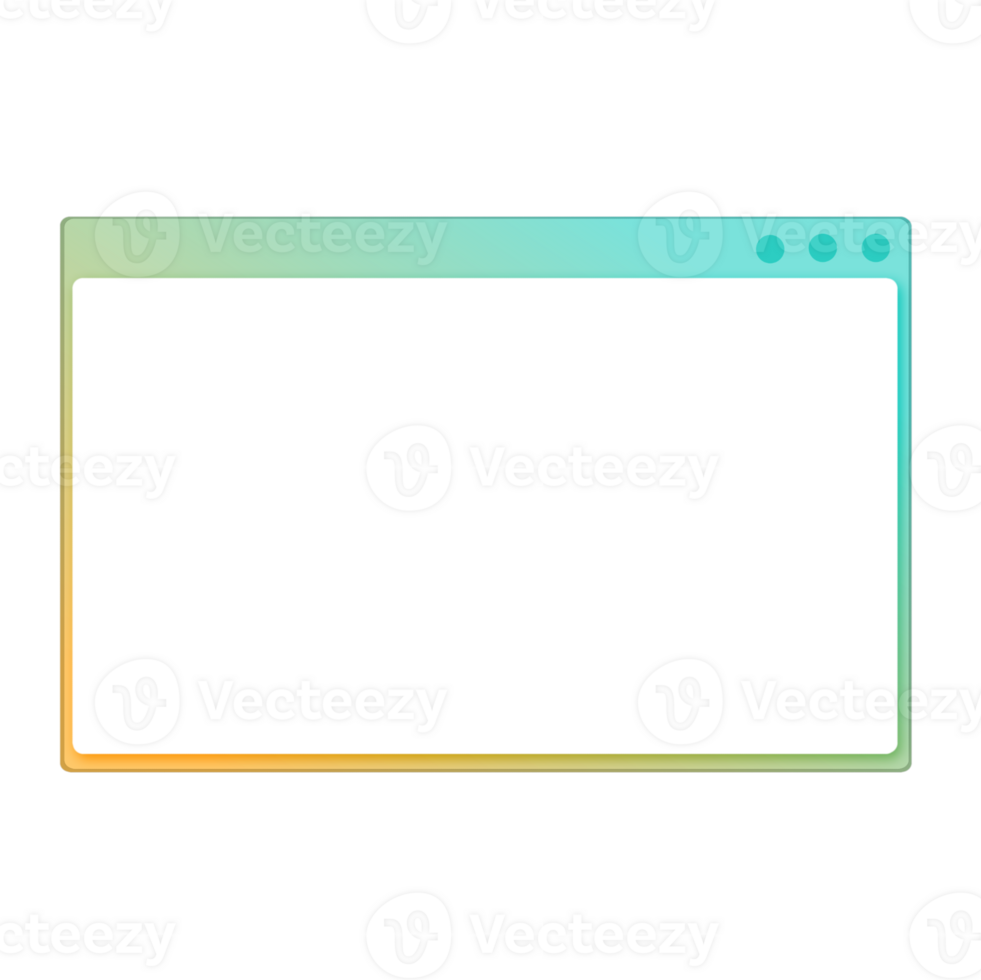 Colorful computer windows gradation png