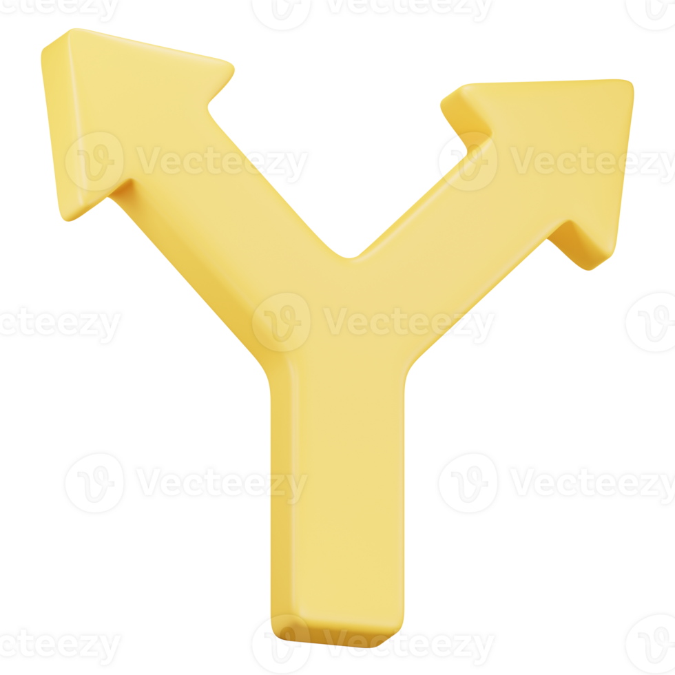 road intersection 3d icon illustration png