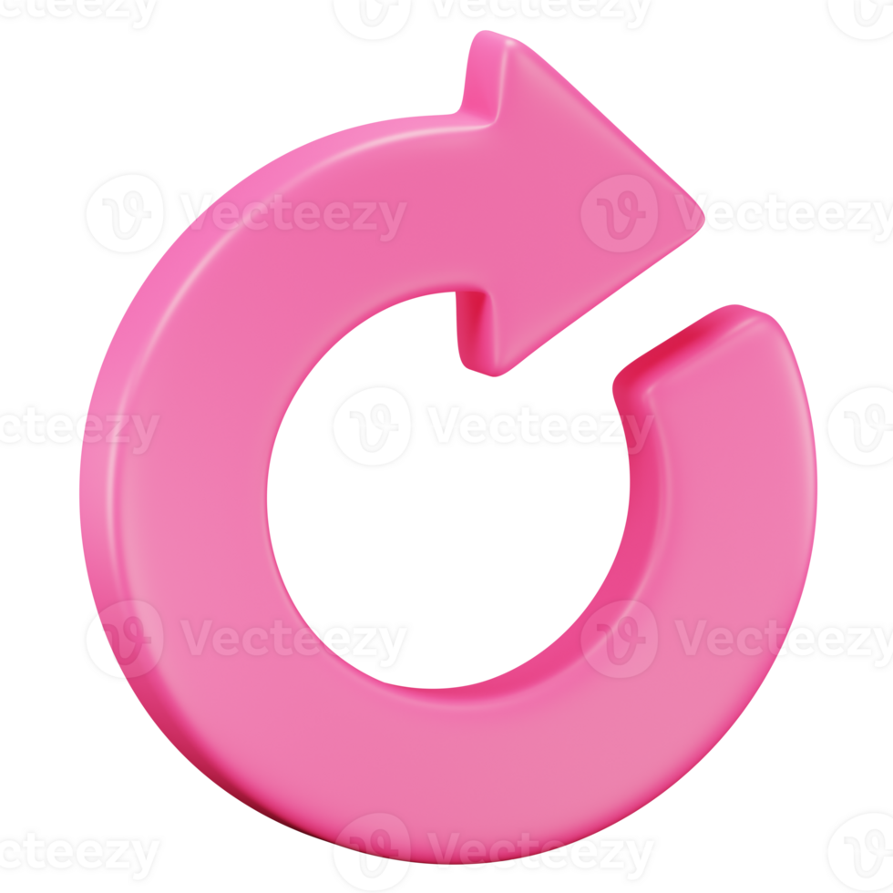 reload 3d icon illustration png