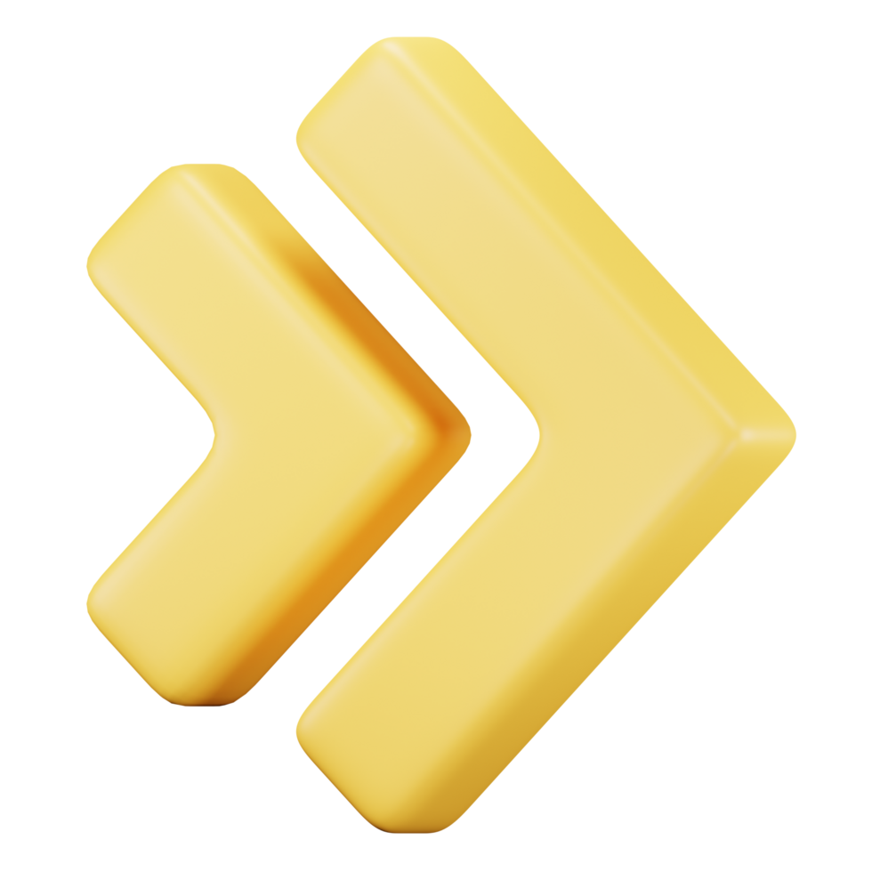 fast forward 3d icon illustration png