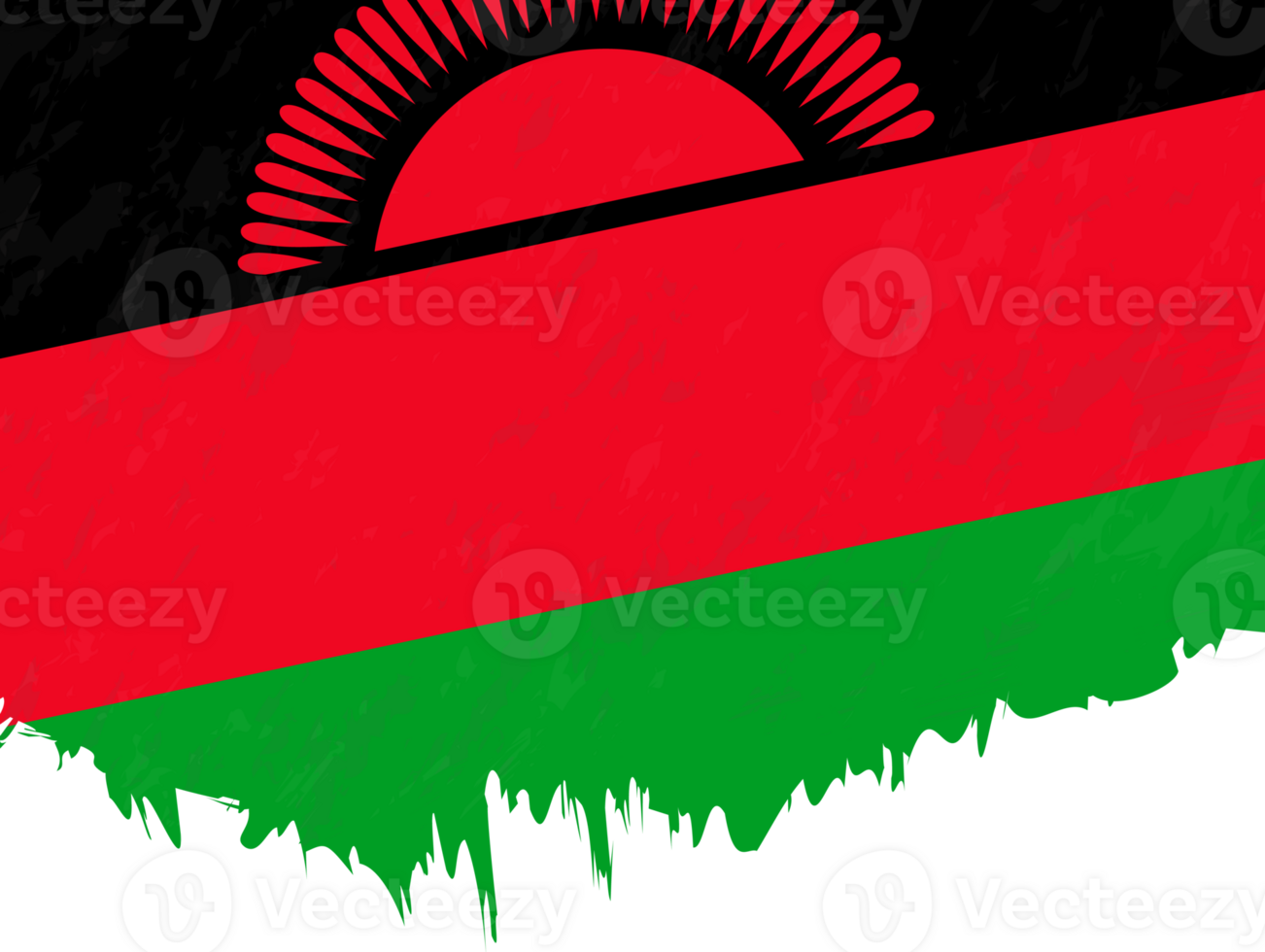 Grunge-style flag of Malawi. png