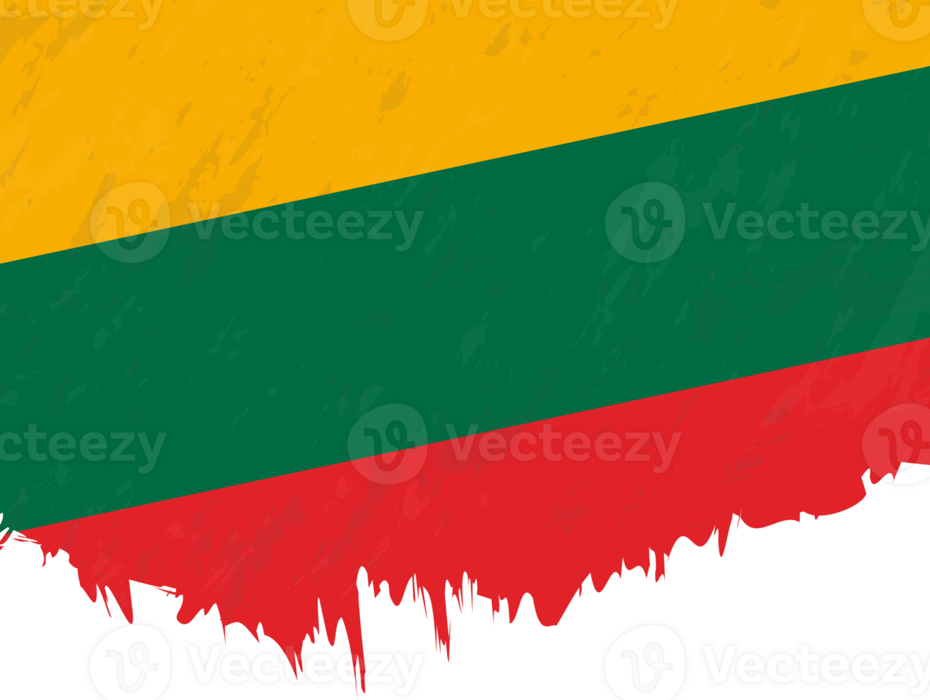 Grunge-style flag of Lithuania. png