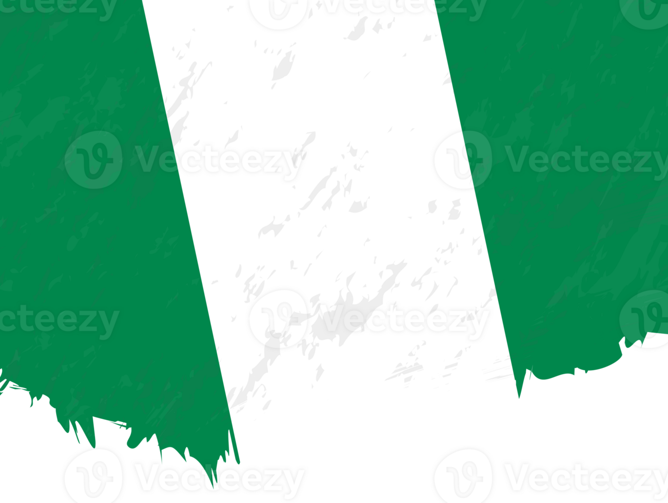 Grunge-style flag of Nigeria. png