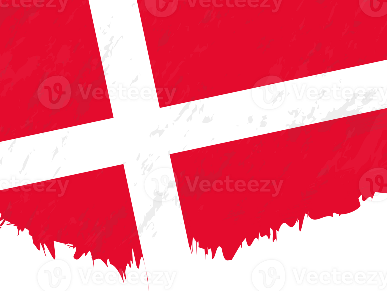 Grunge-style flag of Denmark. png