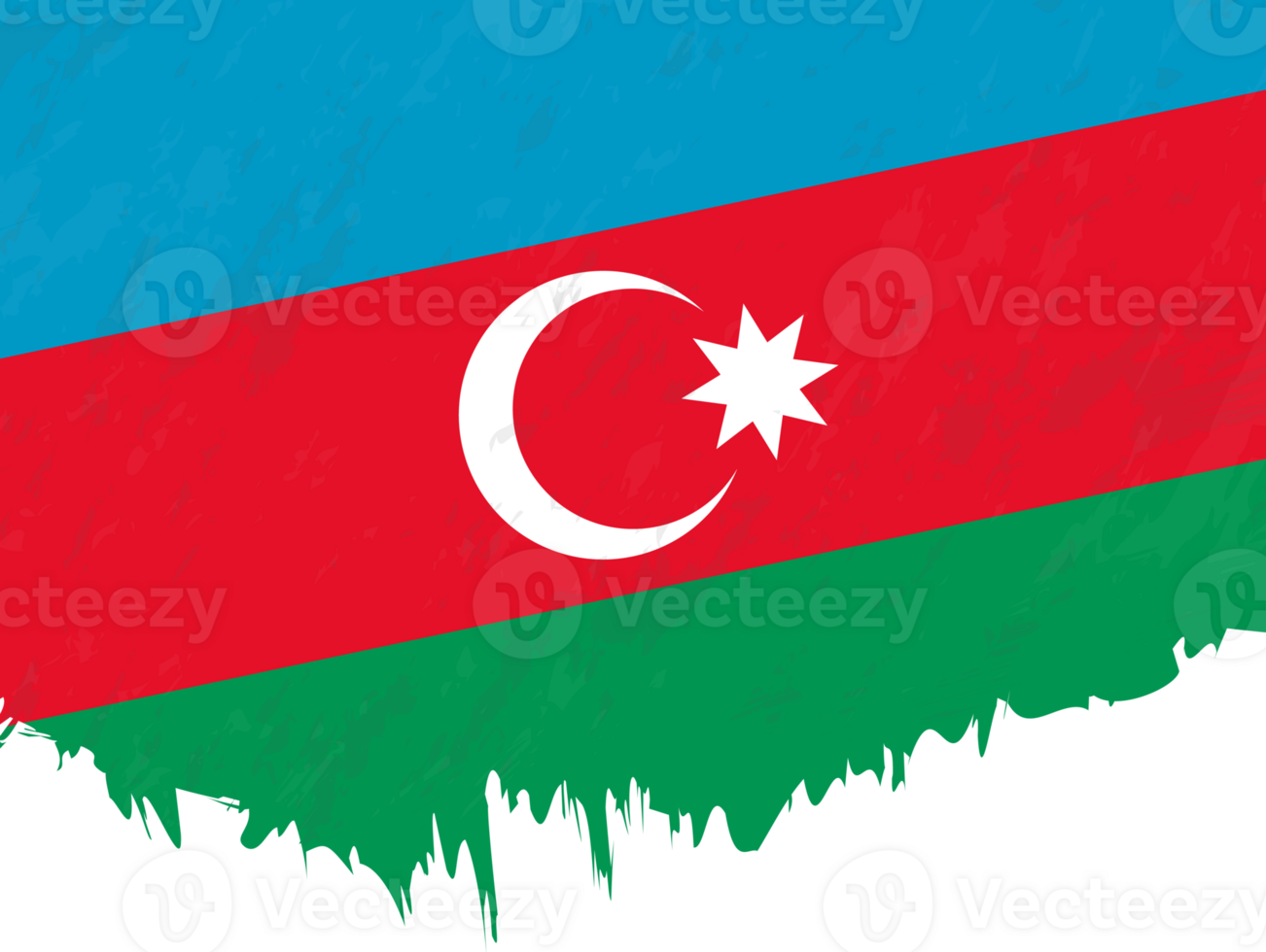 estilo grunge bandera de azerbaiyán png
