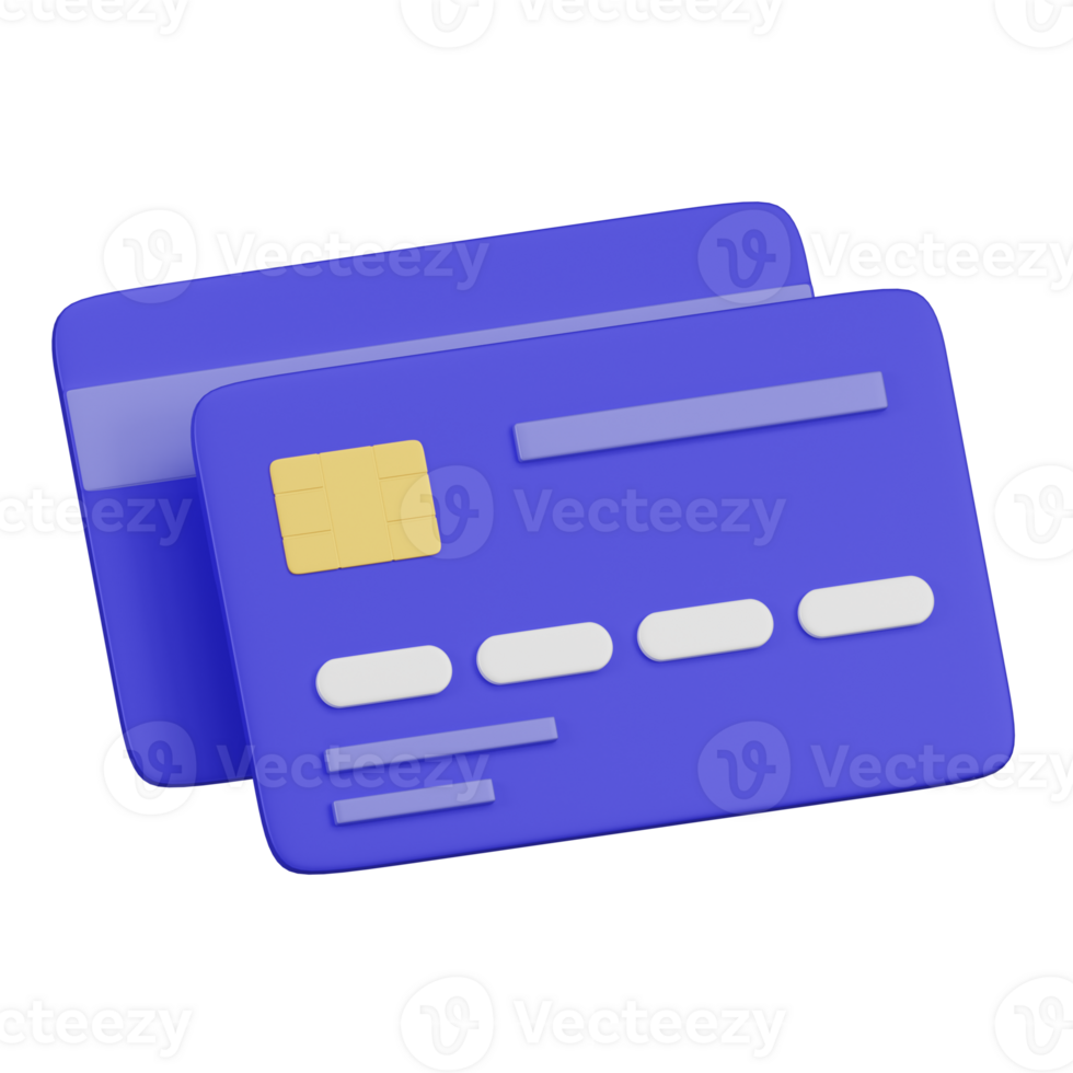 3D Credit Cards Icon png