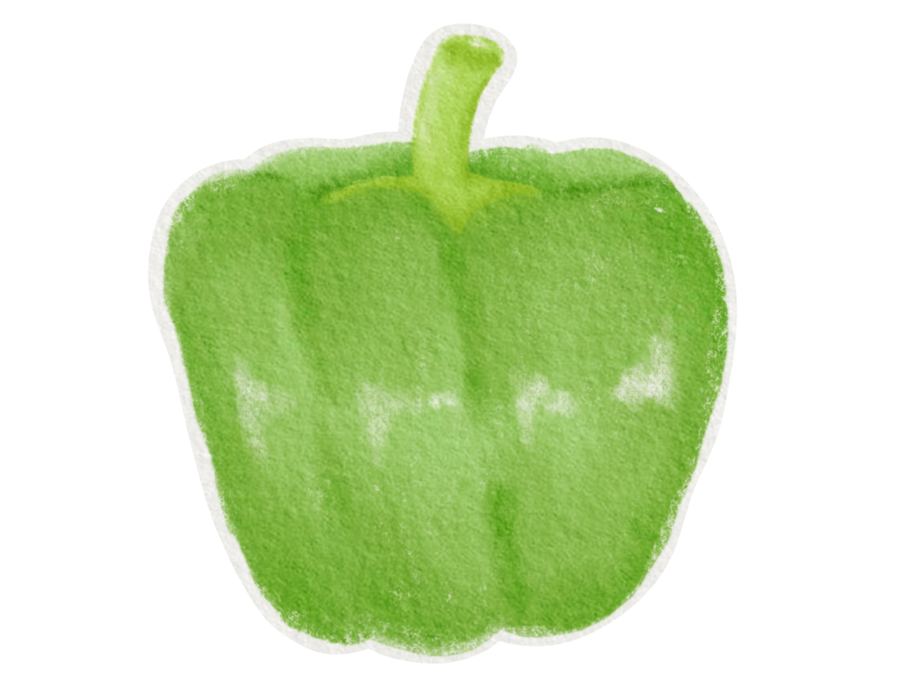 Cartoon bell pepper png