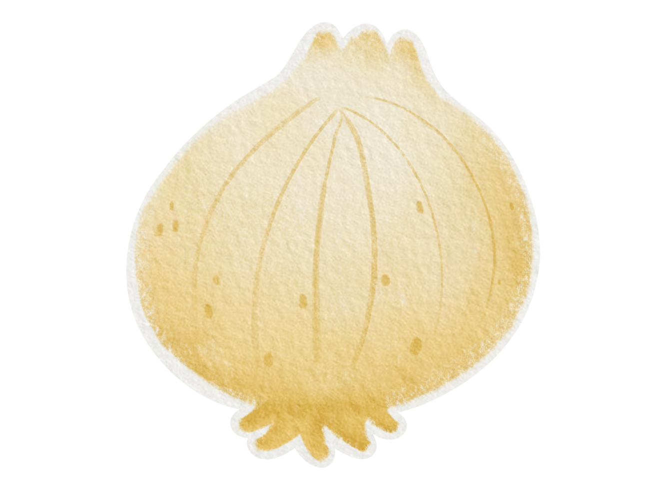Cartoon vegetable onion png