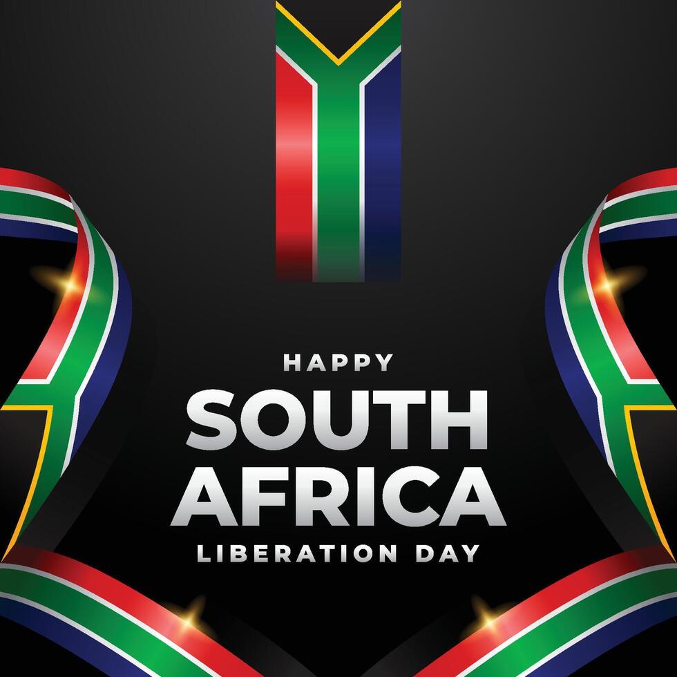 South africa liberation day design illustration collection vector