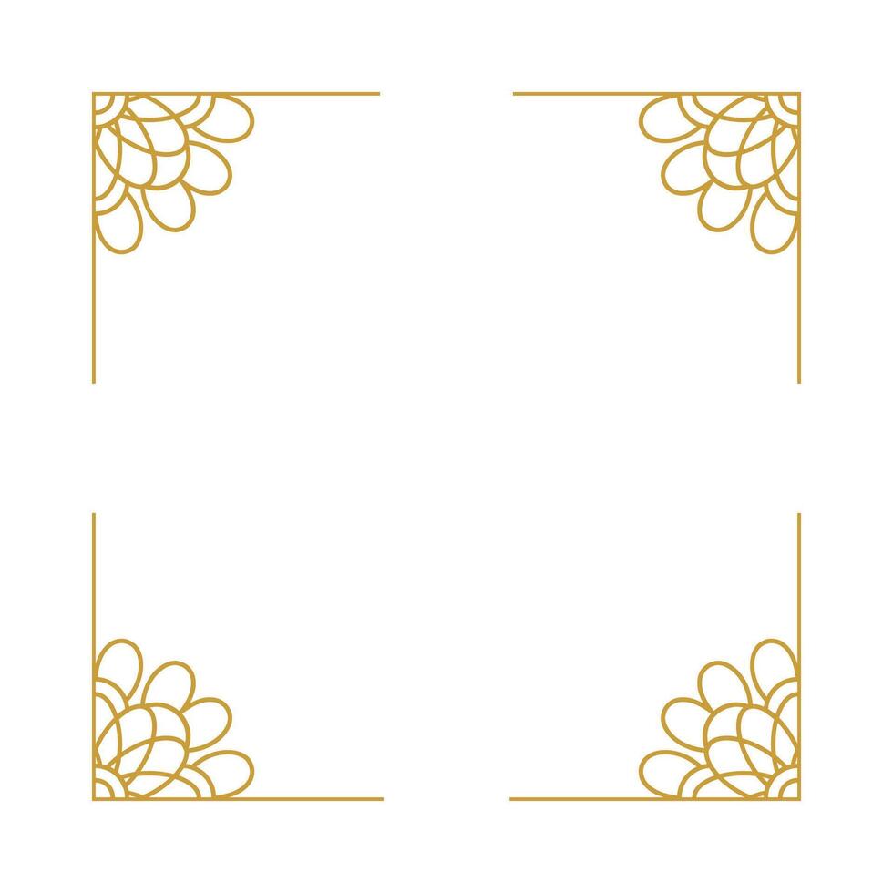 Mandala Wedding Ornament Gold Vector Designs