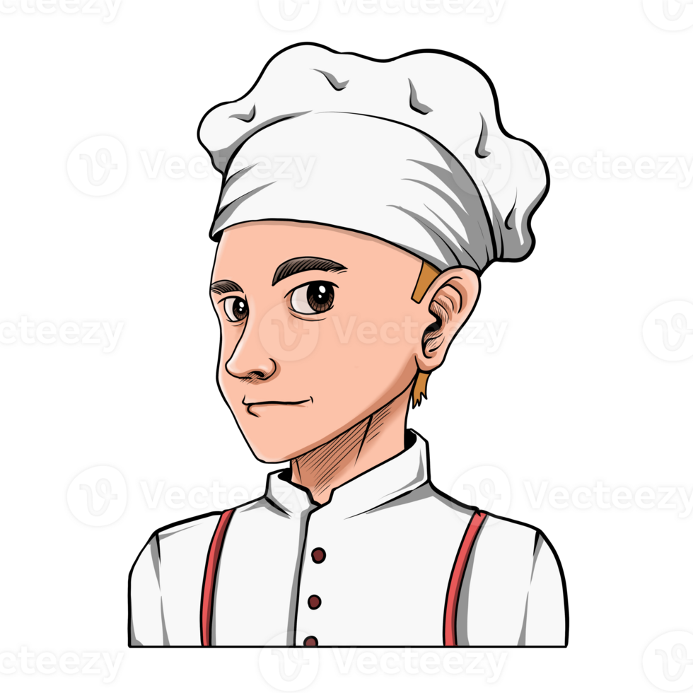 giovane capocuoco clipart png