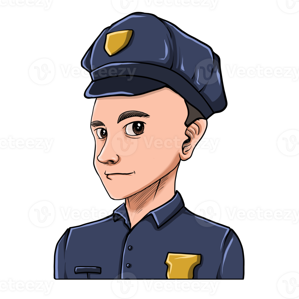 Policeman Smiling clipart png