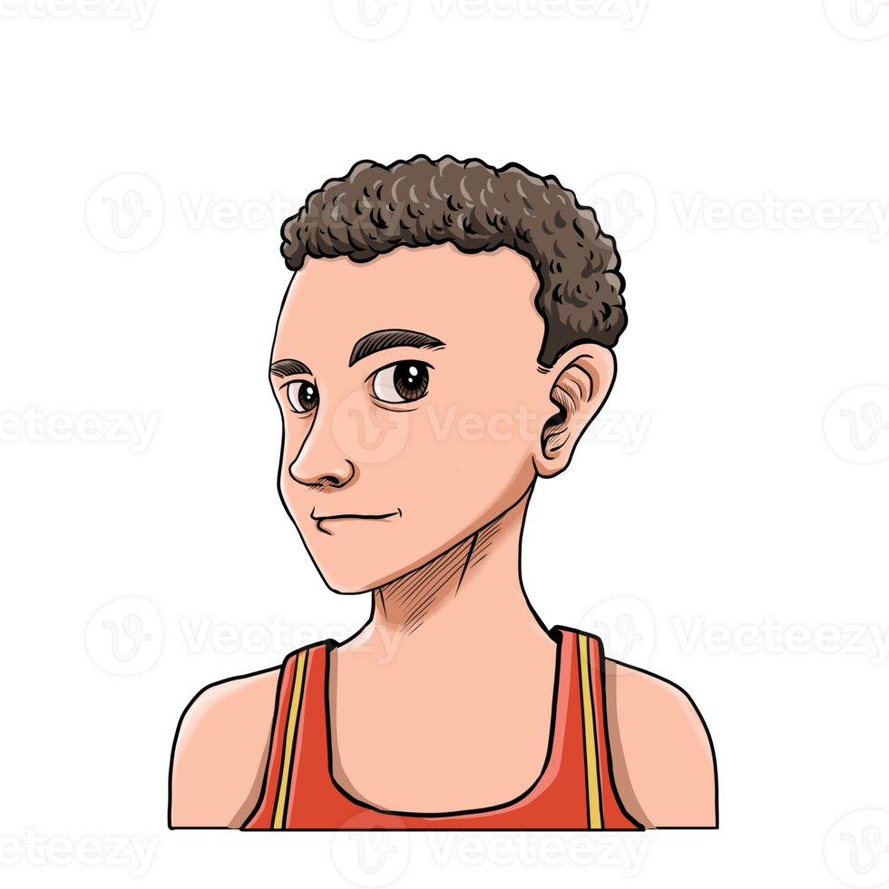 Young BasketBall Player Clipart png