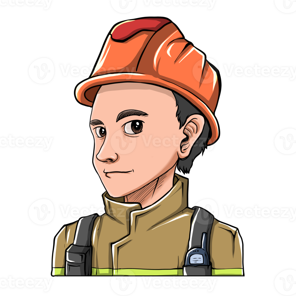 pompier profession clipart png