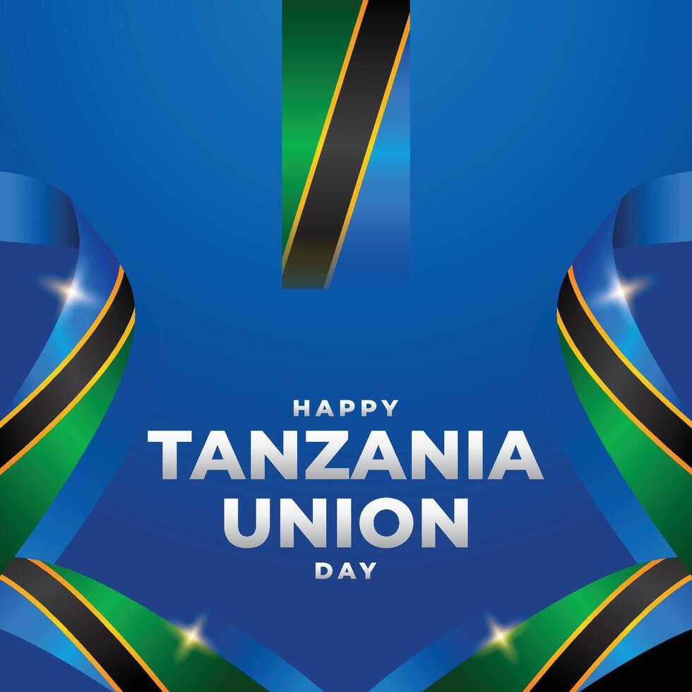 Tanzania Union day design illustration collection vector