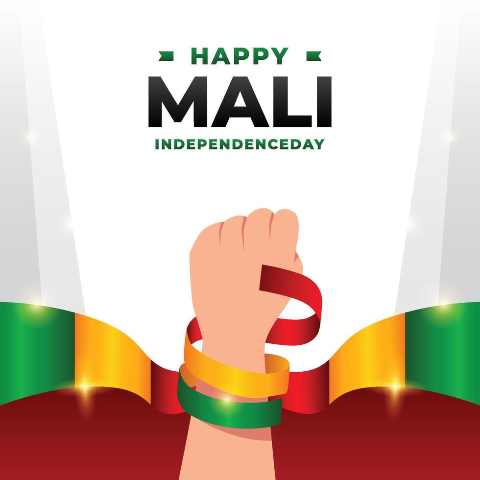 mali independencia día diseño ilustración colección vector