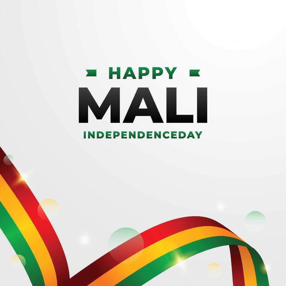 Mali Independence day design illustration collection vector