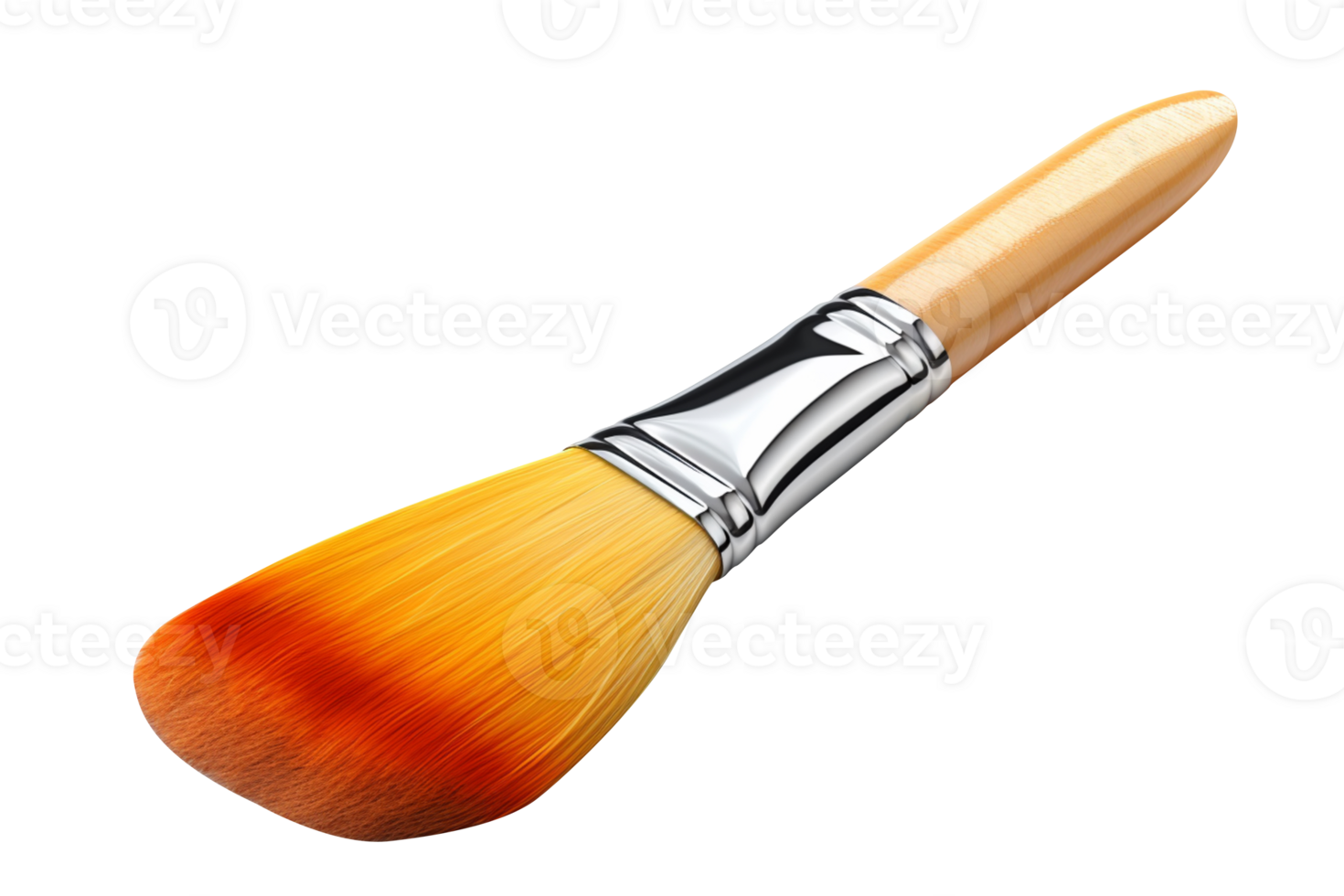 AI generated Paint brush isolated on transparent background png