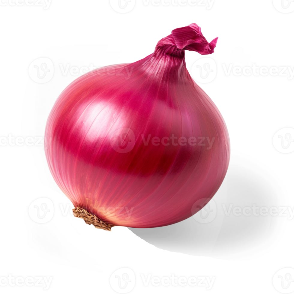 AI generated Red onion isolated on transparent background png