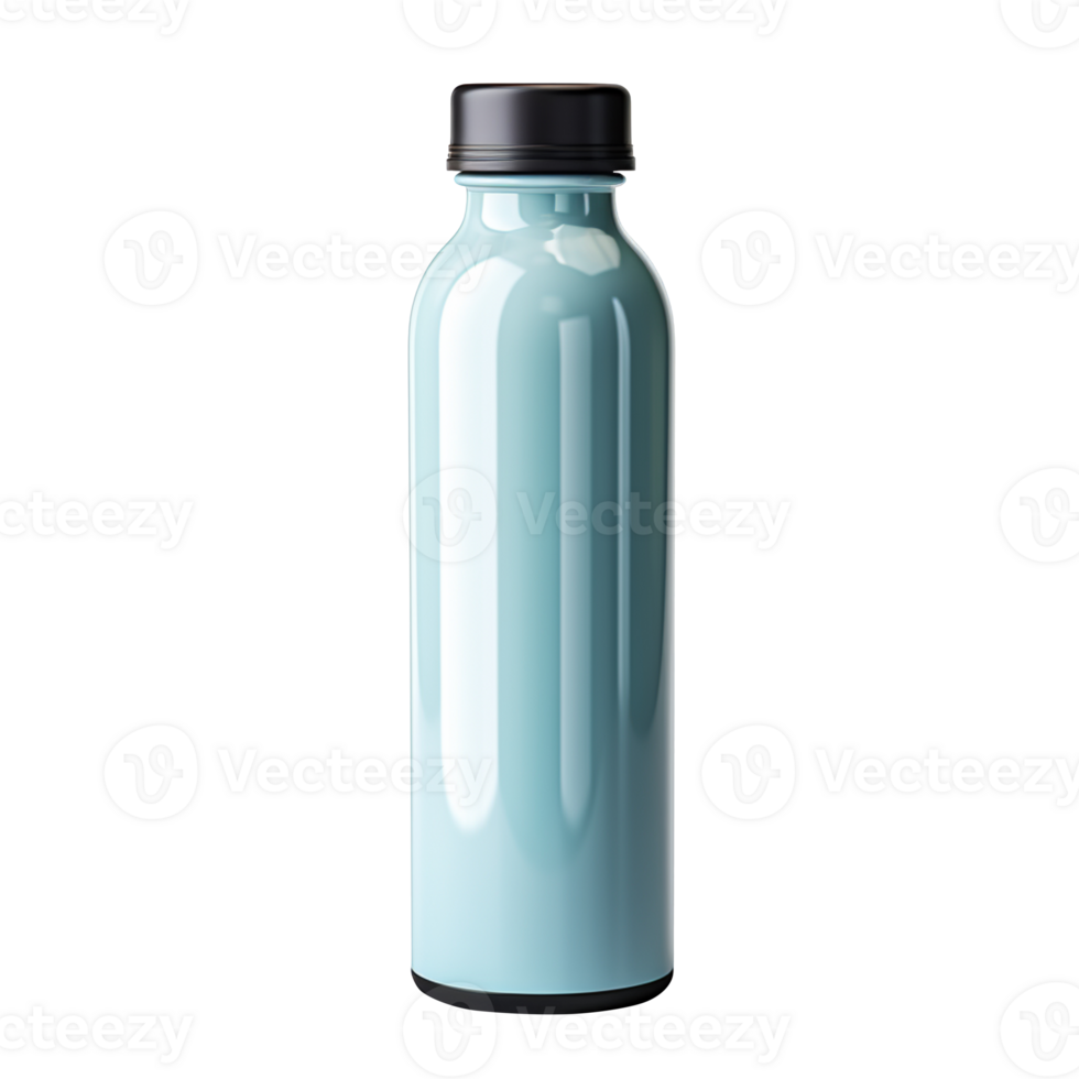 ai generado agua botella aislado en transparente antecedentes png