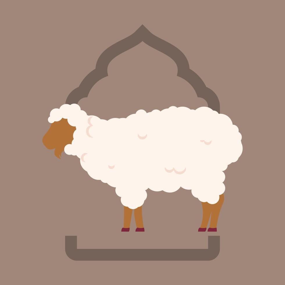 Eid Al Adha Illustration Element Collection vector