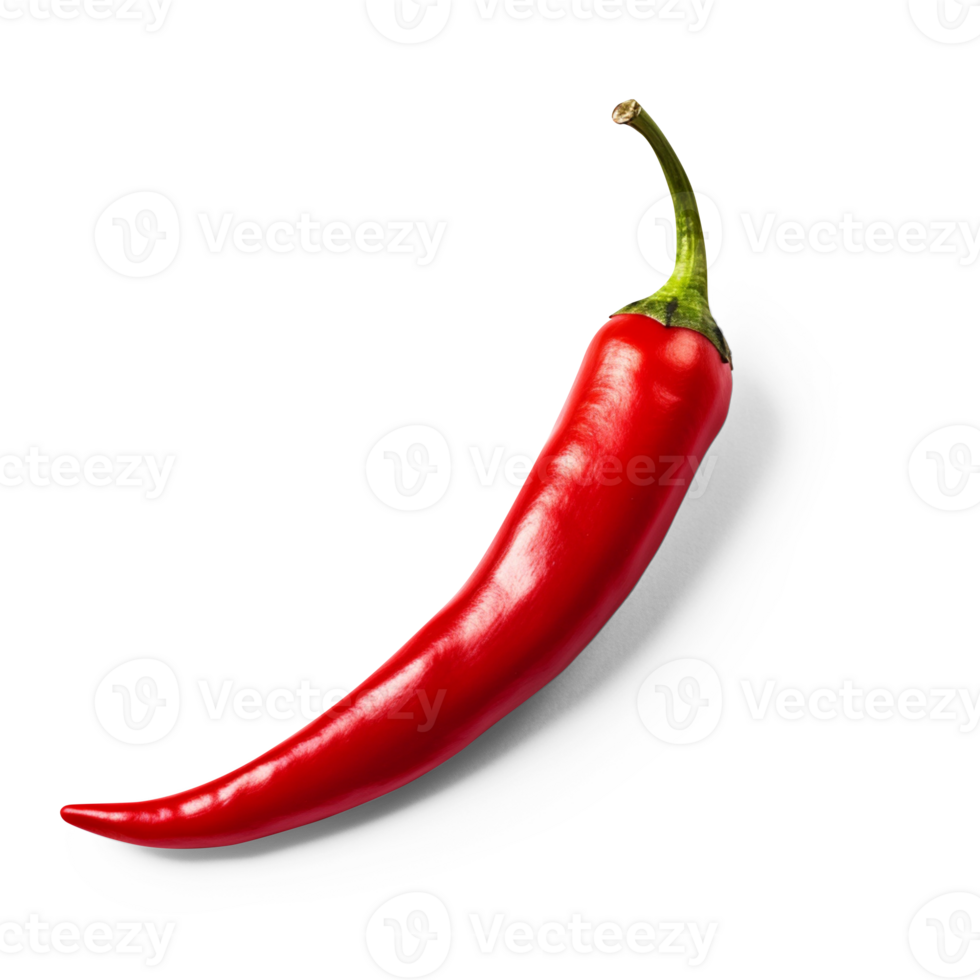 AI generated Red chili pepper isolated on transparent background png