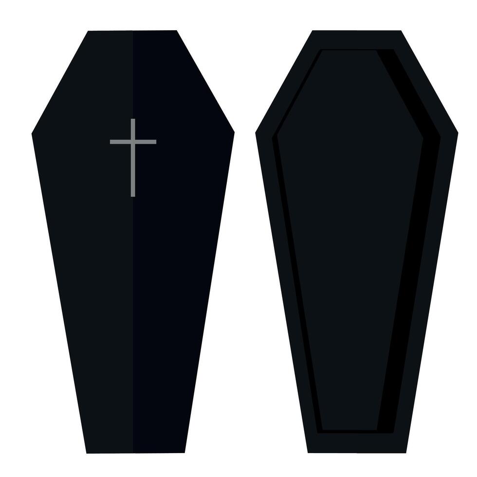 ataúd para funeral icono. muerte y funerales vector ilustración.