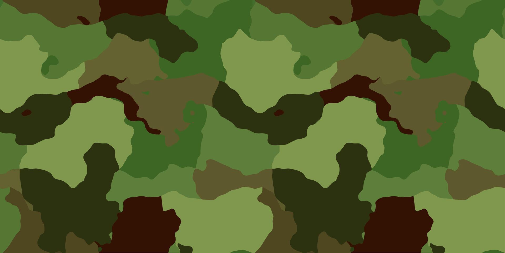 esta I a un camuflaje selva Ejército vector