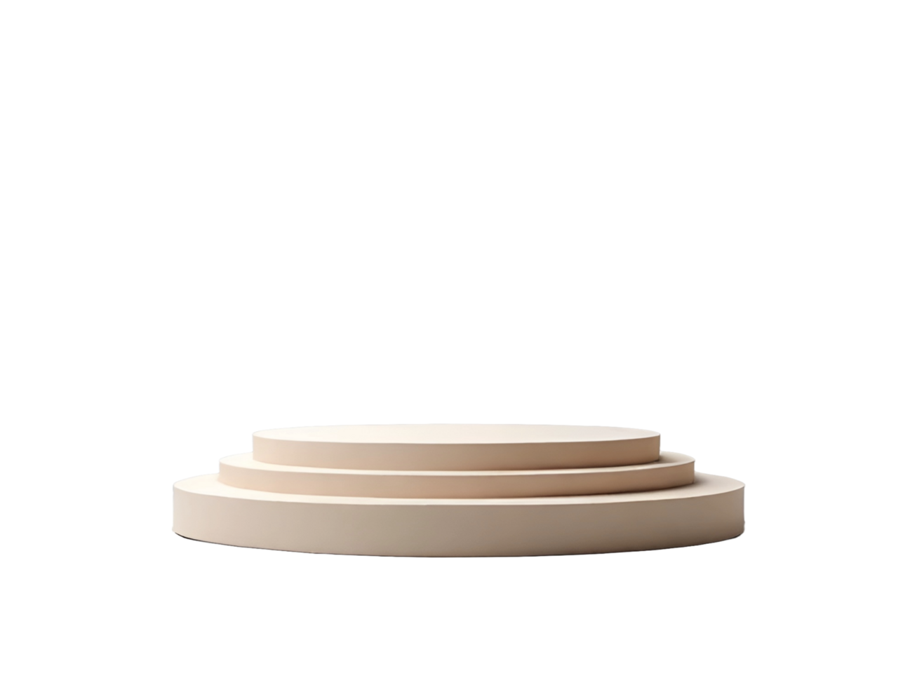 AI generated Product podium isolated on transparent background. FREE PNG