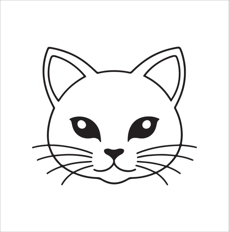 Vector Isolated Silhouette Cat