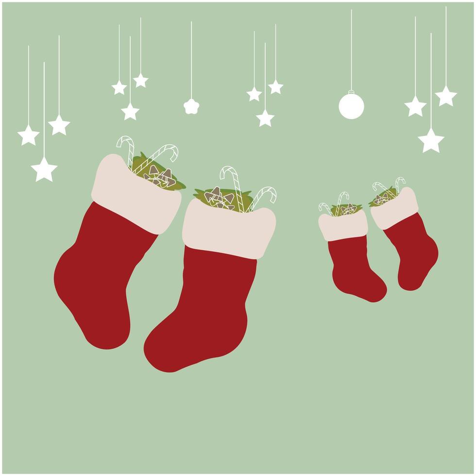 Christmas Socks Vector