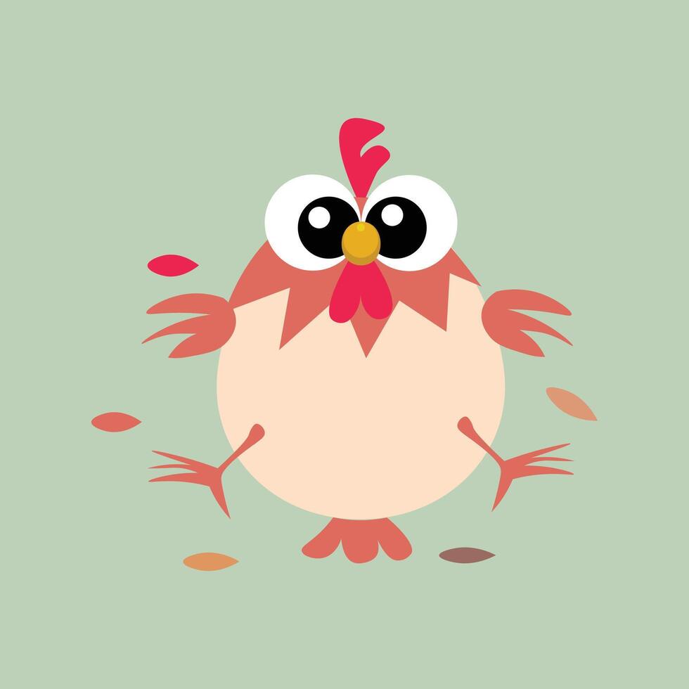 gallina vector ilustración