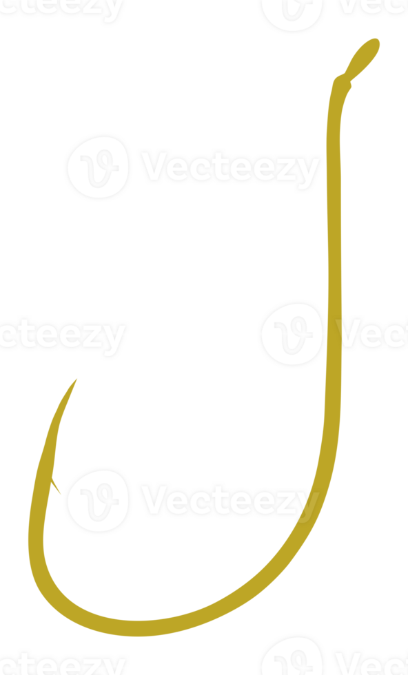vis haak silhouet voor kunst illustratie, icoon, symbool, appjes, website, pictogram, logo type, of grafisch ontwerp element. formaat PNG