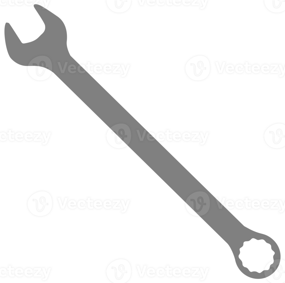 Wrench Silhouette, Flat Style, can use for Pictogram, Apps, Website, Logo Gram, Art Illustration, or Graphic Design Element. Format PNG