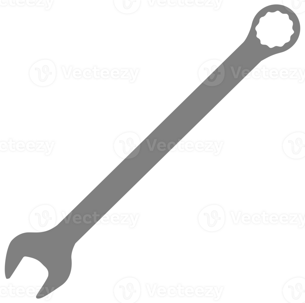 Wrench Silhouette, Flat Style, can use for Pictogram, Apps, Website, Logo Gram, Art Illustration, or Graphic Design Element. Format PNG