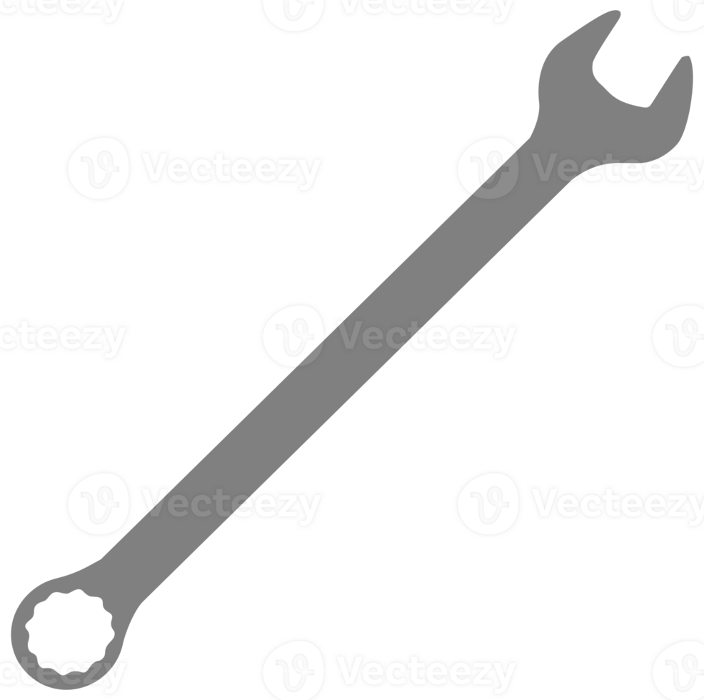 Wrench Silhouette, Flat Style, can use for Pictogram, Apps, Website, Logo Gram, Art Illustration, or Graphic Design Element. Format PNG