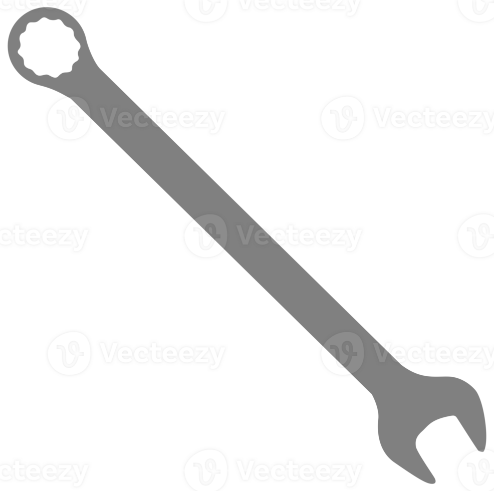 Wrench Silhouette, Flat Style, can use for Pictogram, Apps, Website, Logo Gram, Art Illustration, or Graphic Design Element. Format PNG