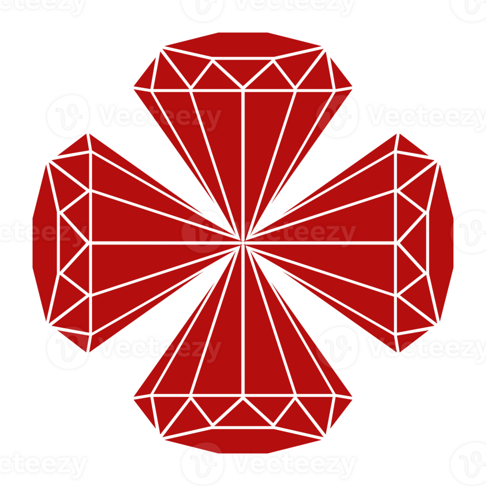 Diamond Composition, 4 Pieces, can use for Art Illustration, Icon. Symbol, Logo Gram, Pictogram, Website, Apps, Decoration, Ornate, or Graphic Design Element. Format PNG