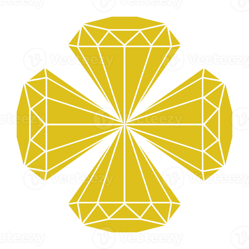 Diamond Composition, 4 Pieces, can use for Art Illustration, Icon. Symbol, Logo Gram, Pictogram, Website, Apps, Decoration, Ornate, or Graphic Design Element. Format PNG